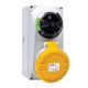 IP44 Compact Interlocking Switched Socket
